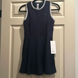 NWT! Lululemon Navy Varsity Scoop-Neck Tennis Dress